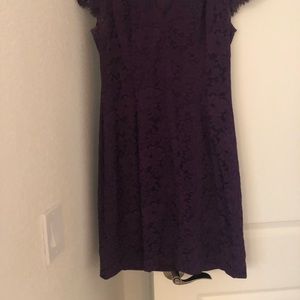 Wedding way deep purple dress